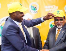 File image of Cleophas Malala and Swarup Mishra.